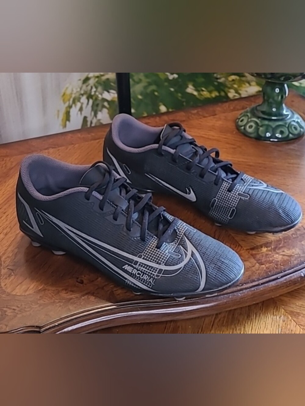 Nike Mercurial Vapor 14 Club FG MG black Soccer Cleats Mens Size 8